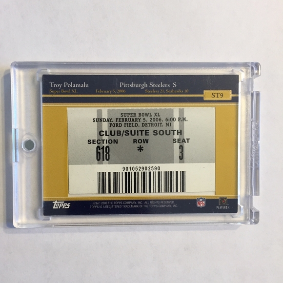 Troy Polamalu football card - Picture 3 of 4